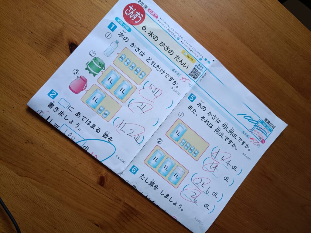 小2水のかさ